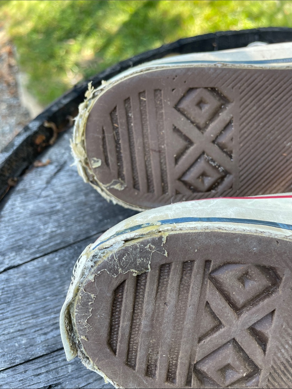 VNT All Star Converse off-white canvas sneakers size : 11 men’s - Picture 5 of 6